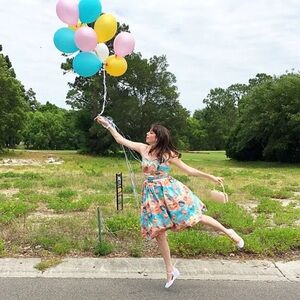 Voodoo Vixen L Hot Air Balloon
Butterfly Pinup Retro Swing Dress
BNOT NOVELTY